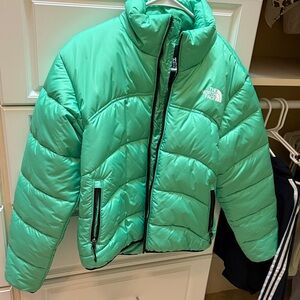 The North Face Mint Green Insulated Jacket